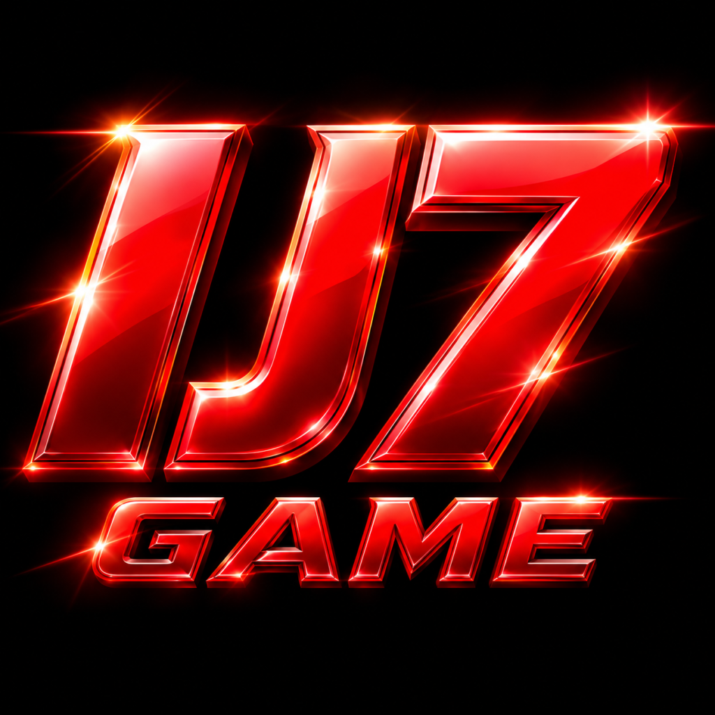 IJ7 Game logo with modern gaming design